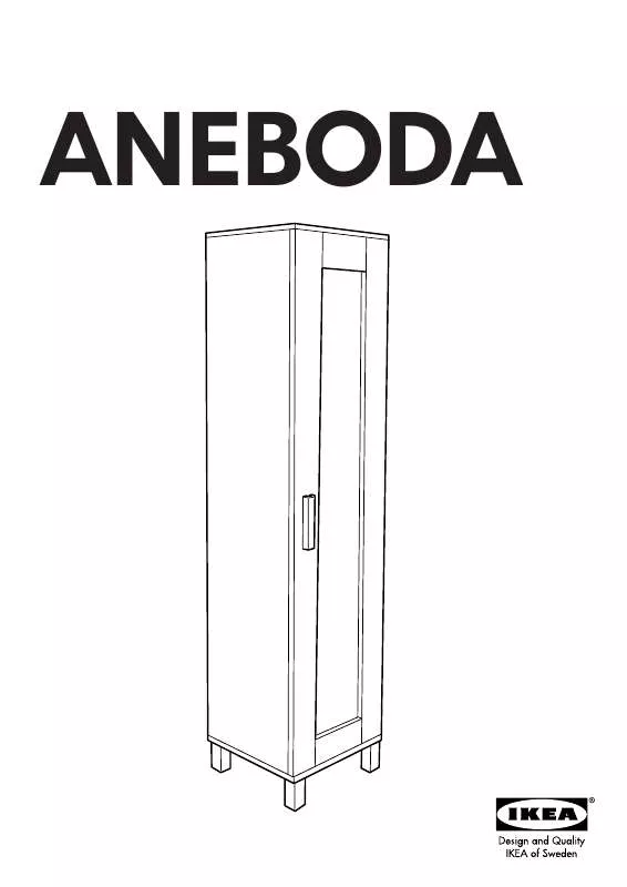 Mode d'emploi IKEA ANEBODA WARDROBEOOROBEOOROBE 15 3/4X70 7/8