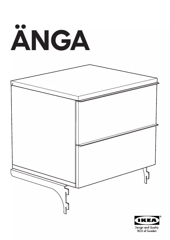 Mode d'emploi IKEA ÄNGA CABINET/2 DOORAW 20X16