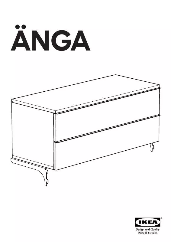 Mode d'emploi IKEA ÄNGA TV UNIT 39 3/8X15 3/4