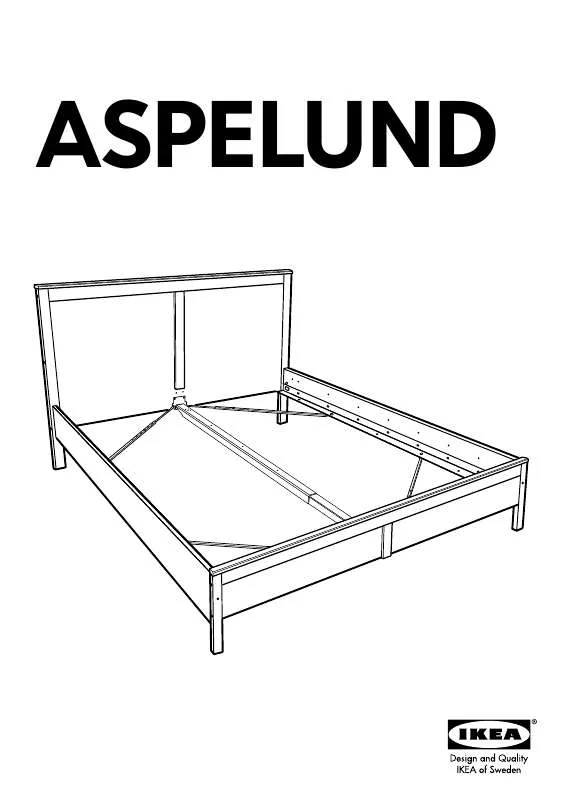 Mode d'emploi IKEA ASPELUND BED FRAME QUEEN