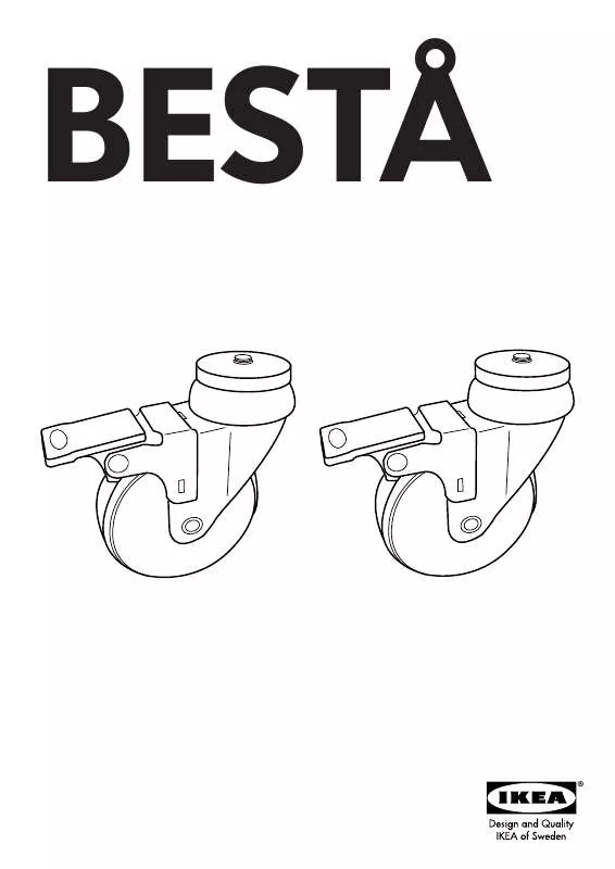 Mode d'emploi IKEA BESTÅ CASTORS