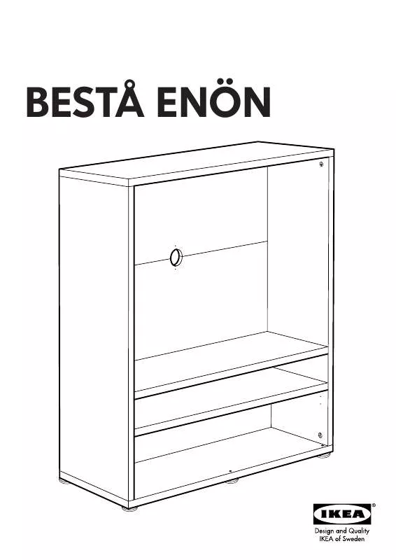 Mode d'emploi IKEA BESTÅ ENÖN TV STORAGE UNIT 47X16