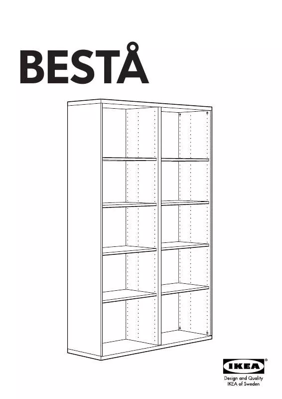 Mode d'emploi IKEA BESTÅ SHELF UNIT 47X76