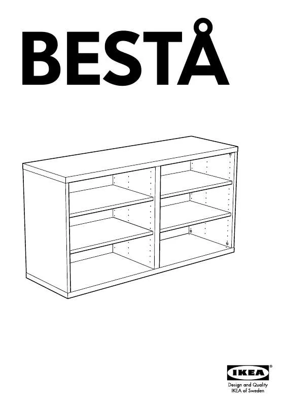 Mode d'emploi IKEA BESTÅ SHELF UNIT HEIGHT EXT 47X25