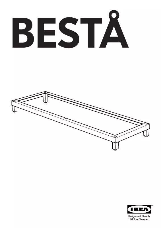 Mode d'emploi IKEA BESTÅ UNDERFRAME