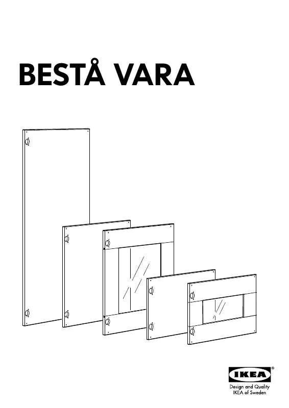 Mode d'emploi IKEA BESTÅ VARA DOOR 23X25