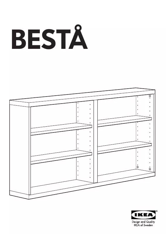 Mode d'emploi IKEA BESTÅ WALL SHELF 474X8X25