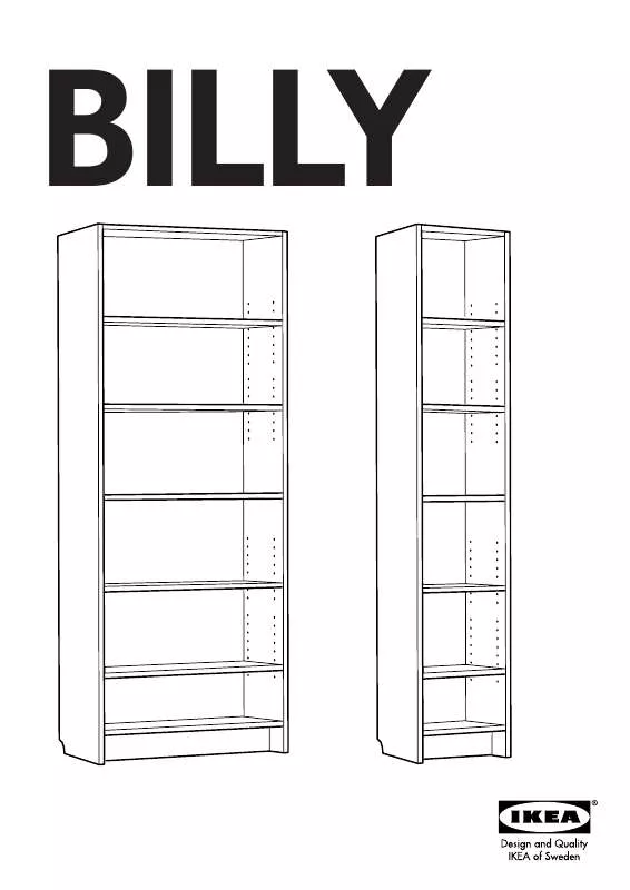 Mode d'emploi IKEA BILLY BOOKCASE 79