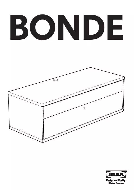 Mode d'emploi IKEA BONDE TV UNIT 56 3/4X23 5/8