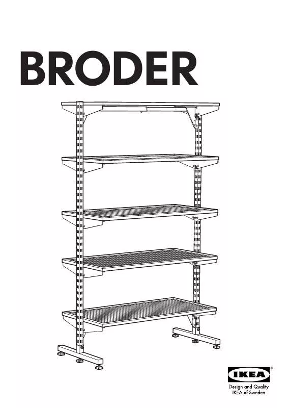 Mode d'emploi IKEA BRODER T-FOOT/BRACE 23 ½