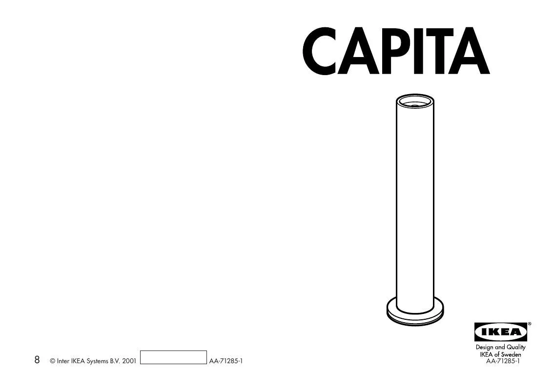 Mode d'emploi IKEA CAPITA LEG 4PK