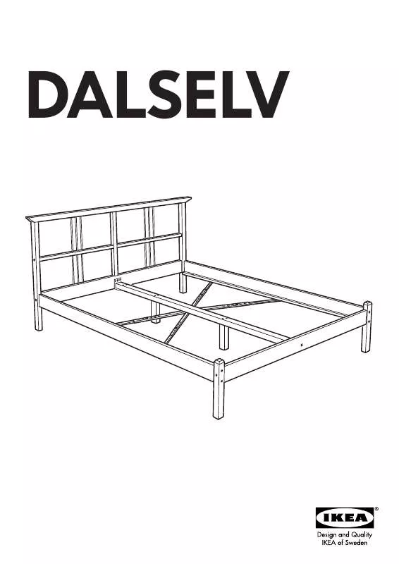 Mode d'emploi IKEA DALSELV BED FRAME FULL/DOUBLE