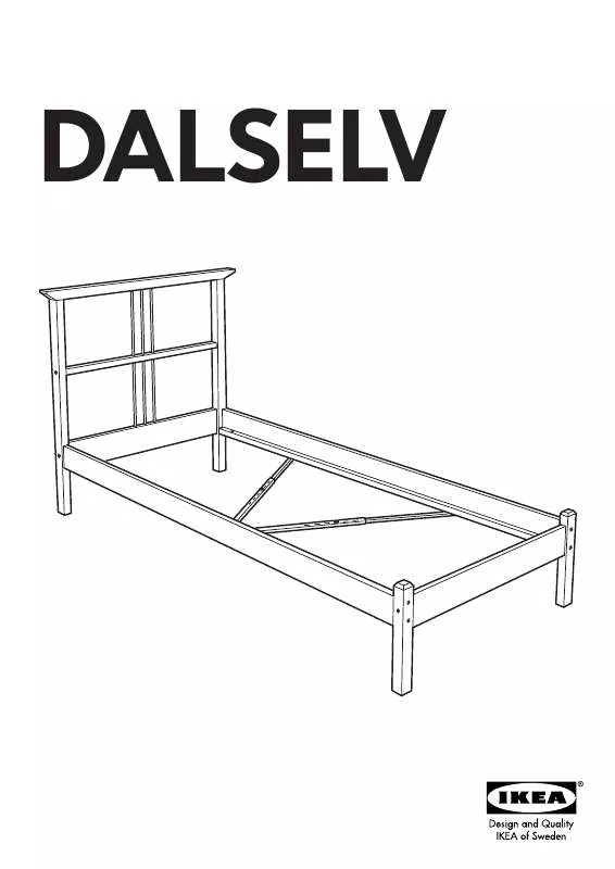 Mode d'emploi IKEA DALSELV BED FRAME TW