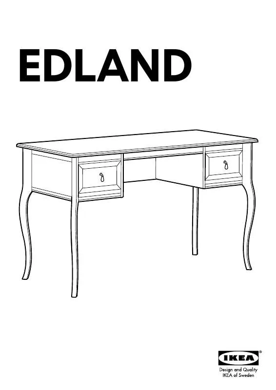 Mode d'emploi IKEA EDLAND DRESSING TABLE