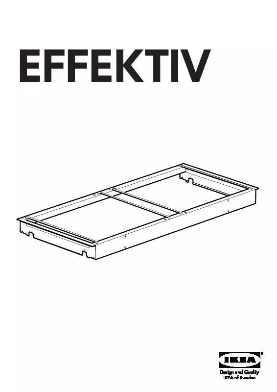 Mode d'emploi IKEA EFFEKTIV FILE FRAME 33 1/2