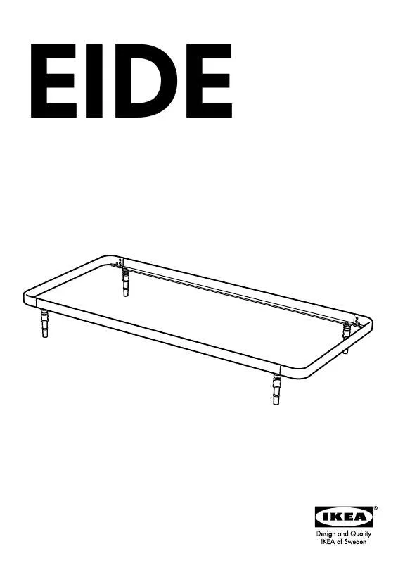 Mode d'emploi IKEA EIDE BED FRAME TWIN
