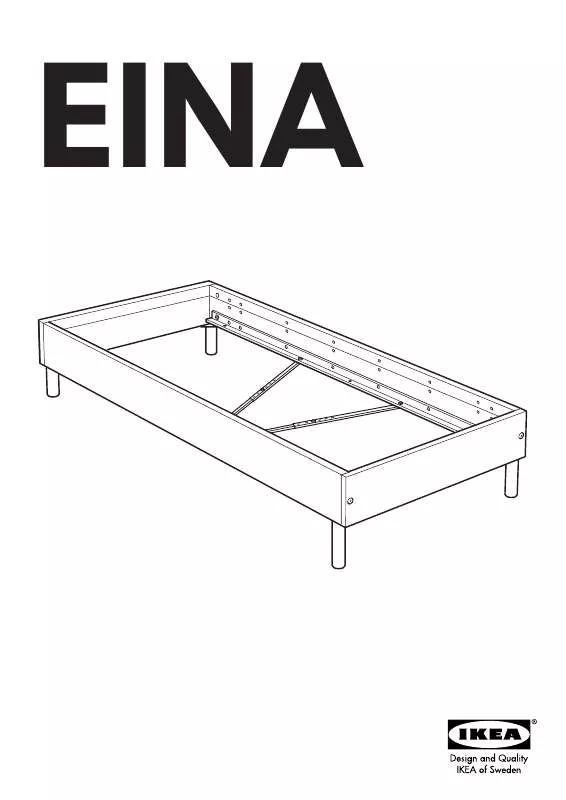 Mode d'emploi IKEA EINA TWIN BED FRAME