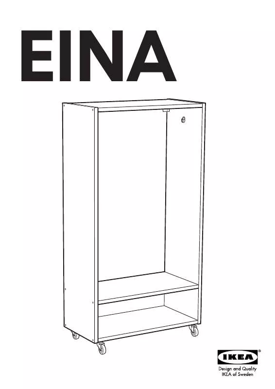 Mode d'emploi IKEA EINA WARDROBE