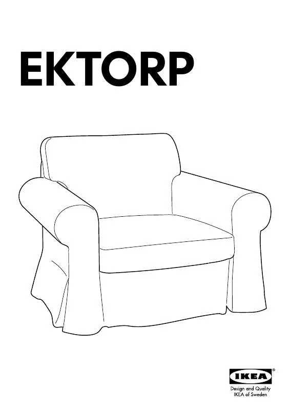 Mode d'emploi IKEA EKTORP CHAIR FRAME(NEW)