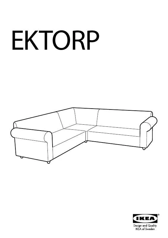 Mode d'emploi IKEA EKTORP CORNER SOFA FRAME 2 2
