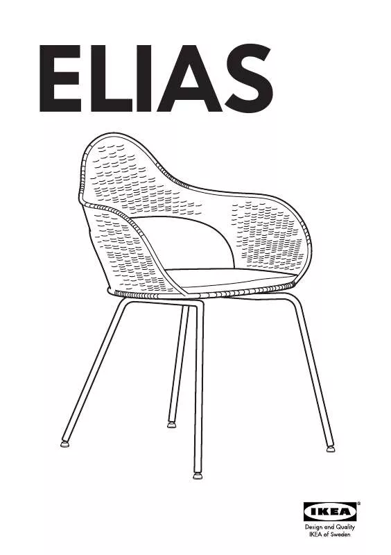 Mode d'emploi IKEA ELIAS CHAIR W/ ARMS