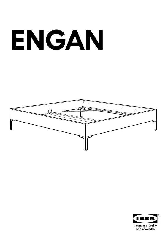 Mode d'emploi IKEA ENGAN BED FRAME FULL DOUBLE
