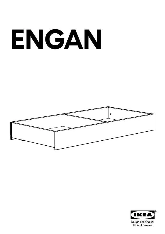 Mode d'emploi IKEA ENGAN BED STORAGE BOX