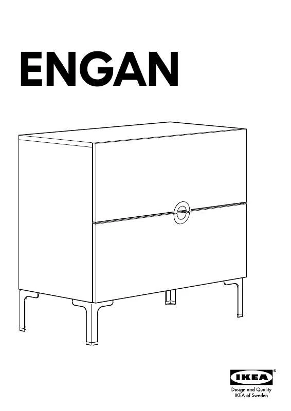 Mode d'emploi IKEA ENGAN CHEST W/ 2DRAWERS