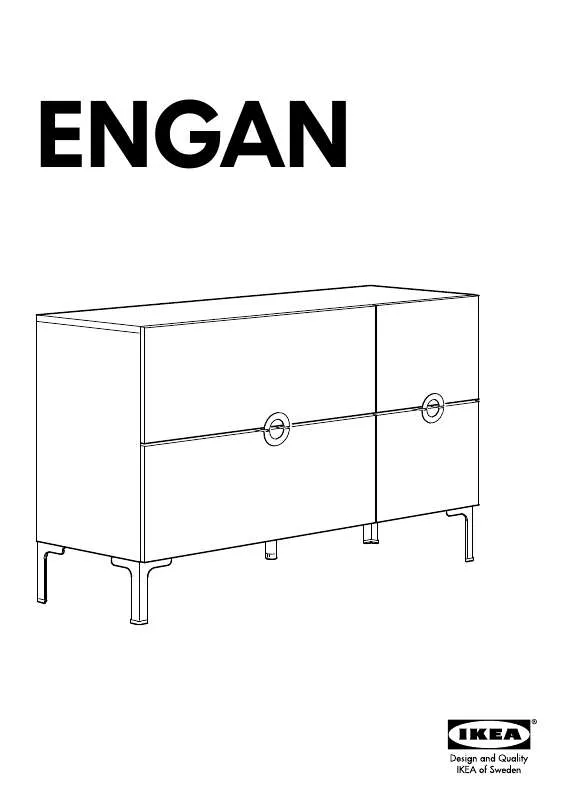 Mode d'emploi IKEA ENGAN CHEST W/ 4DRAWERS