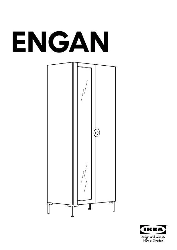 Mode d'emploi IKEA ENGAN WARDROBE W/ 2 DOORS