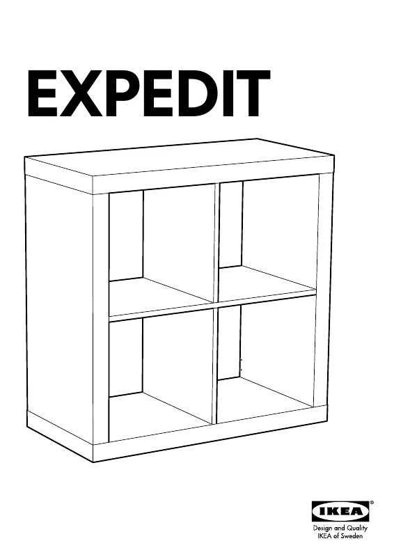 Mode d'emploi IKEA EXPEDIT BOOKCASE 32X32