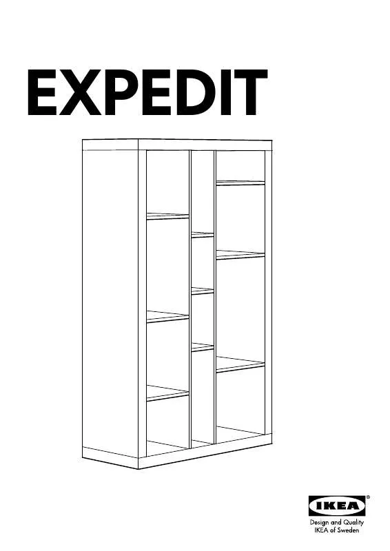 Mode d'emploi IKEA EXPEDIT BOOKCASE 35X58