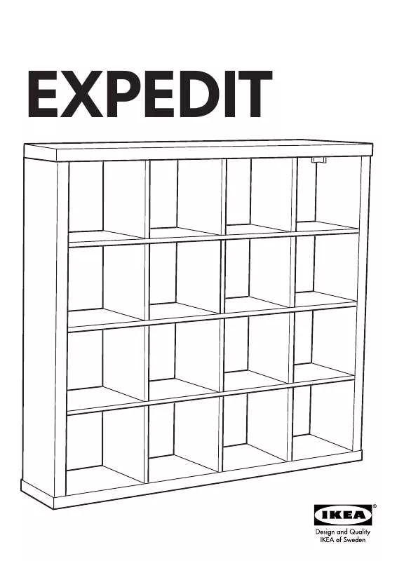 Mode d'emploi IKEA EXPEDIT BOOKCASE 58 5/8X58 5/8