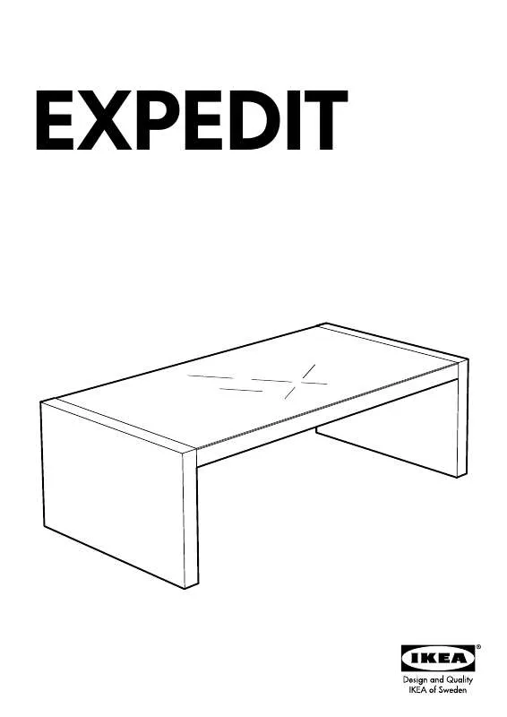 Mode d'emploi IKEA EXPEDIT COFFEE TABLE RECTANGLE