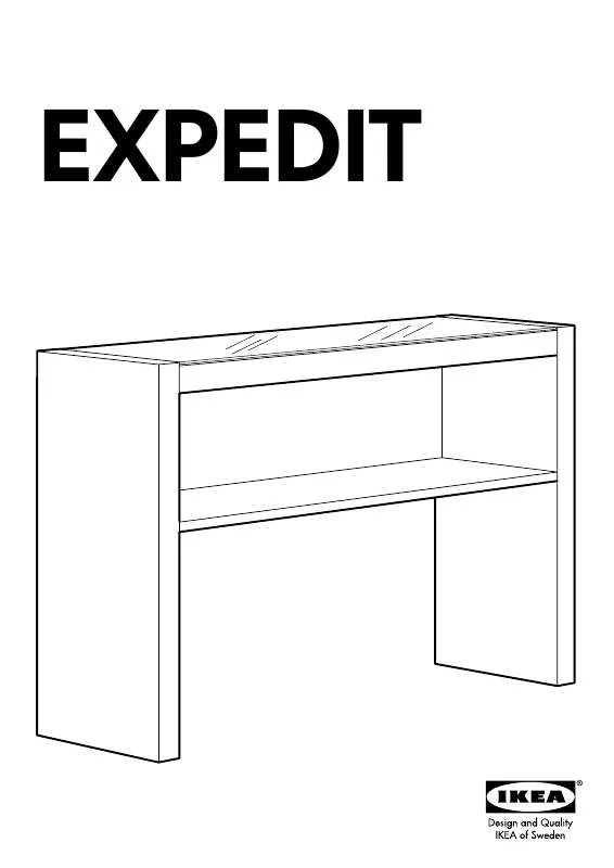 Mode d'emploi IKEA EXPEDIT CONSOLE TABLE
