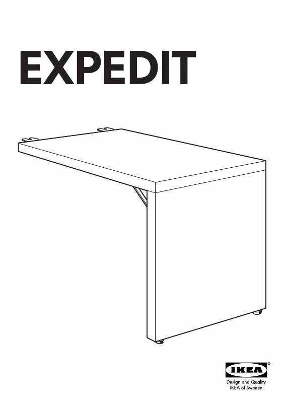 Mode d'emploi IKEA EXPEDIT DESK