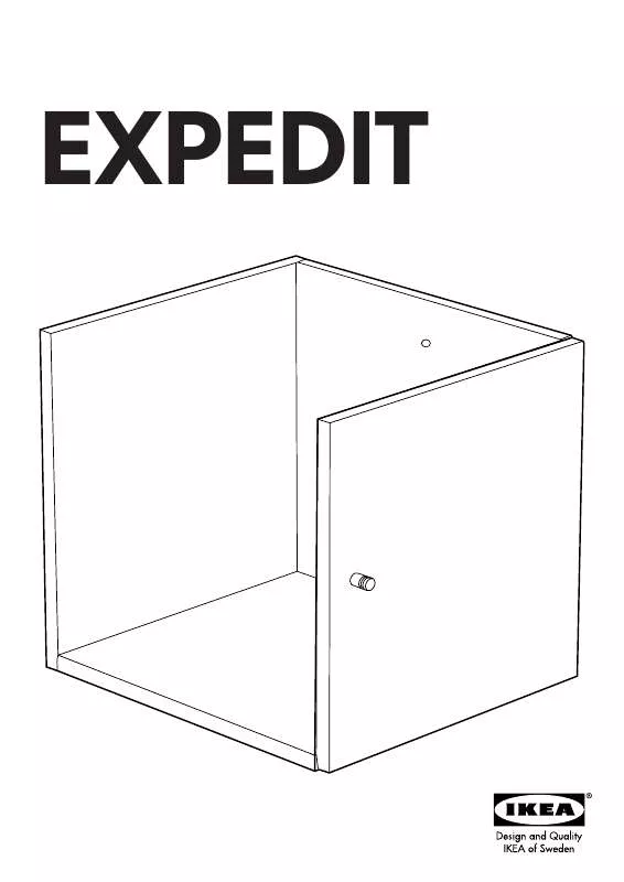 Mode d'emploi IKEA EXPEDIT INSERT/DOOR 13X13