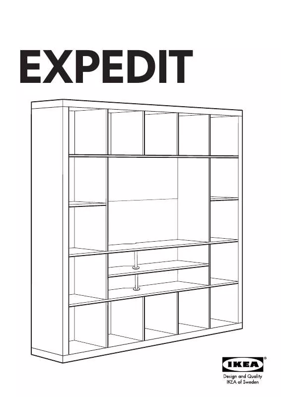 Mode d'emploi IKEA EXPEDIT TV STORAGE UNIT 73X73