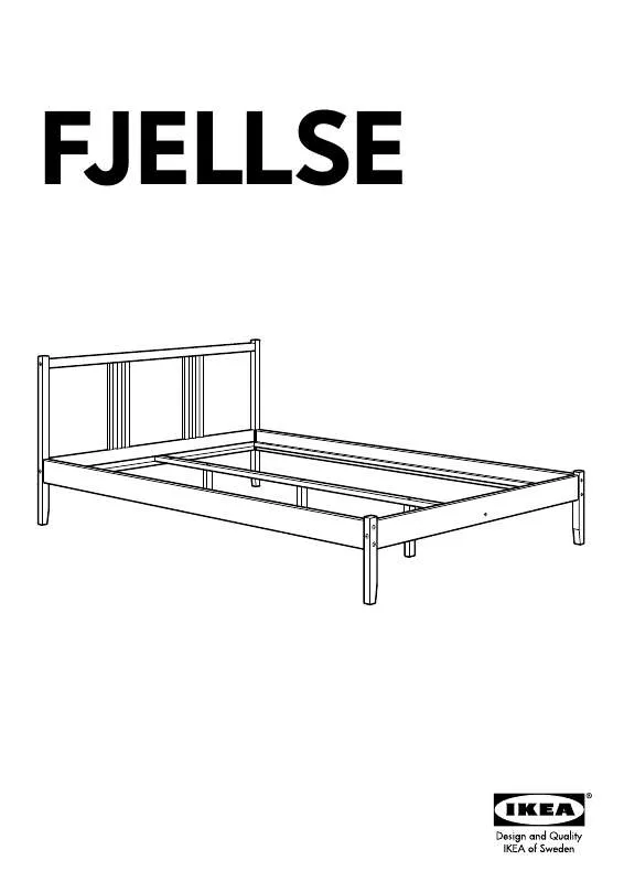 Mode d'emploi IKEA FJELLSE BED FRAME FU