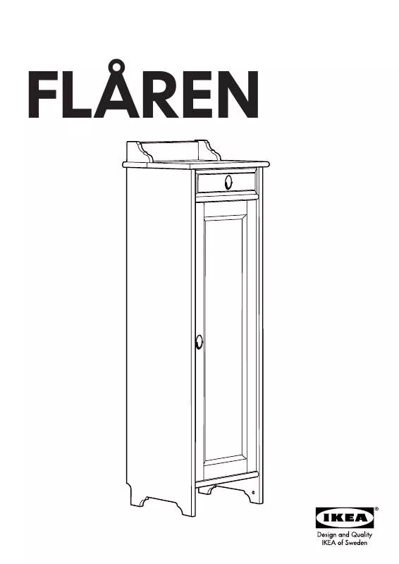 Mode d'emploi IKEA FLÅREN CABINET/DOOR&DRAWER 15X50
