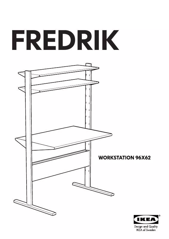 Mode d'emploi IKEA FREDRIK COMPUTER WORKSTATION 39X24