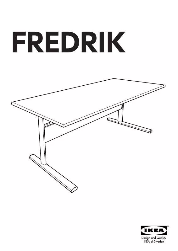 Mode d'emploi IKEA FREDRIK DESK 55X28