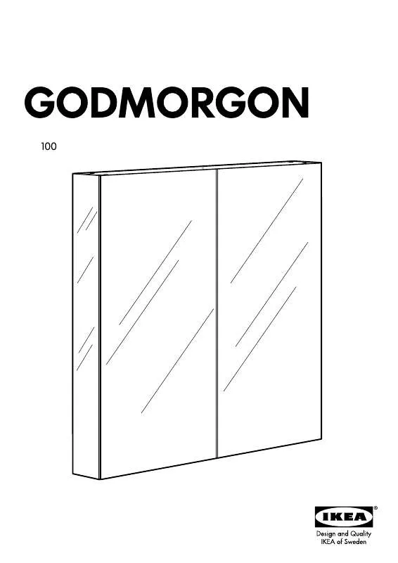 Mode d'emploi IKEA GODMORGEN CABINET 39X37