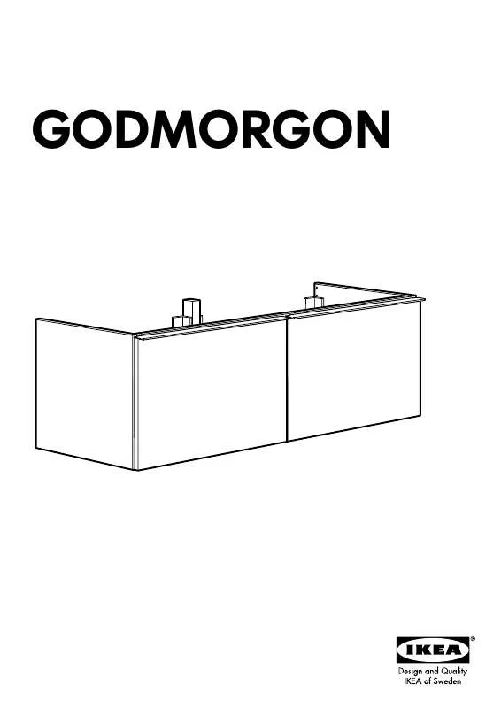 Mode d'emploi IKEA GODMORGEN SINK CABINET W/ 2DRAWERS 47X18X15