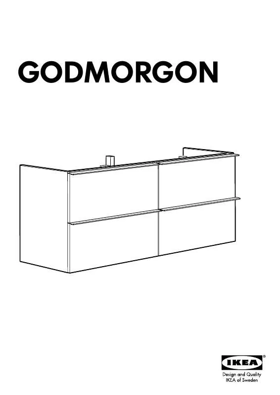 Mode d'emploi IKEA GODMORGEN SINK CABINET W/ 4DRAWERS 47X18X22