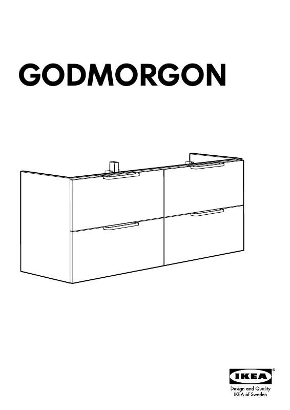 Mode d'emploi IKEA GODMORGON WASH-STAND W/4 DRWS 55X23
