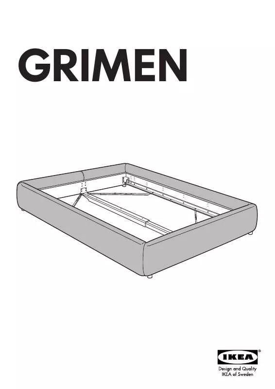 Mode d'emploi IKEA GRIMEN BED FRAME FULL & QUEEN