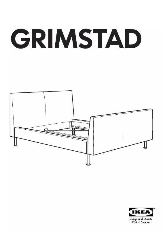 Mode d'emploi IKEA GRIMSTAD BED FRAME FULL & QUEEN