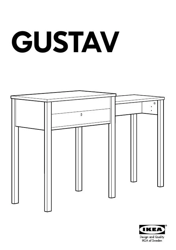 Mode d'emploi IKEA GUSTAV LAPTOP TABLE