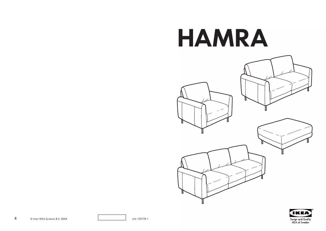 Mode d'emploi IKEA HAMRA CHAIR